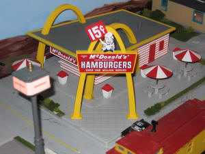 Model of the original McDonalds opened in San Bernardino, CA (Now a museum) 